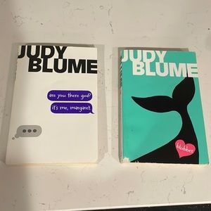 Judy Blume books “are you there god it’s me Margaret” and “blubber”